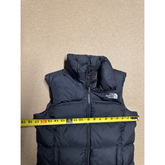 The North Face 700 Fill Down Puffer Vest Womens Black XS Full Zip Insulated - Picture 5 of 8